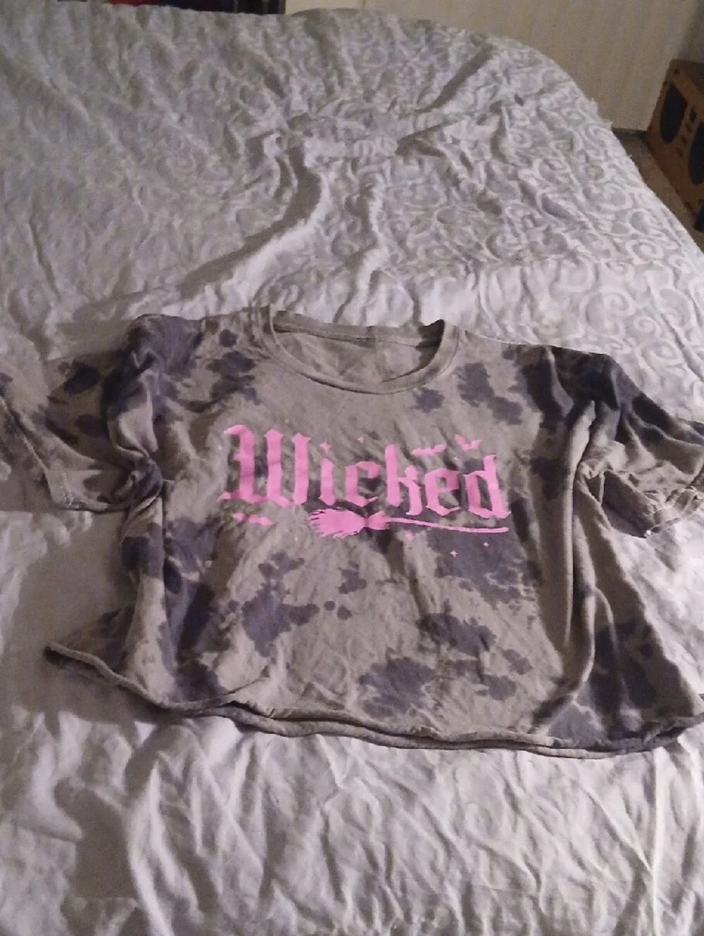 Wicked Tie-Dye Womens Crop Top